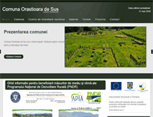 Tablet Screenshot of comuna-orastioaradesus.ro